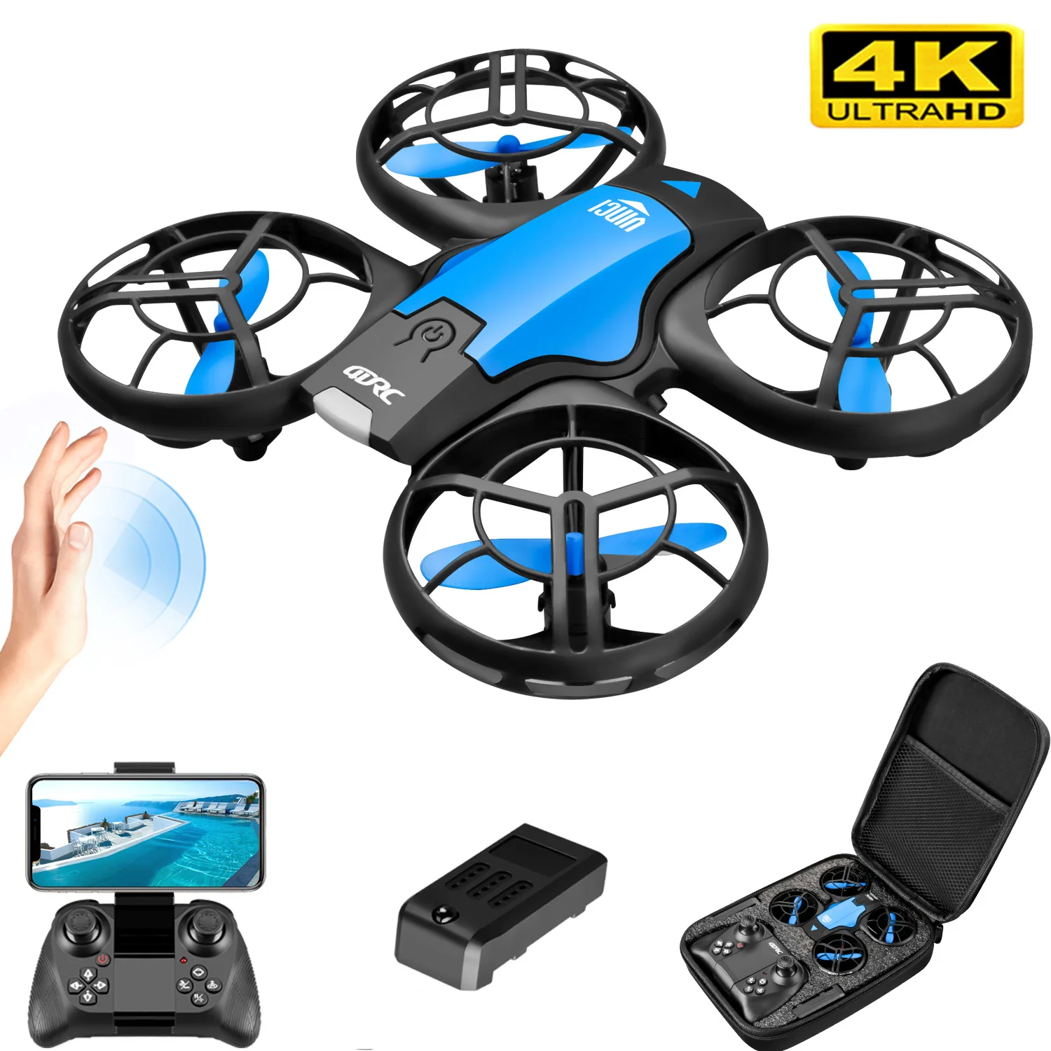 Drone Rc App - Nuevo Mini Dron V8 4K Profesional