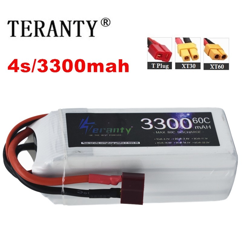 Drone Rc Race - Batería recargable LiPo 4S 3300mAh 60C