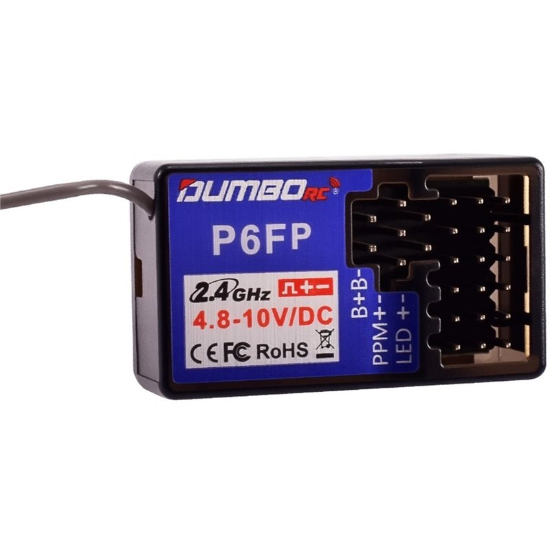 Rc Boat - Receptor inalámbrico AINY-DUMBORC P6FP RC para