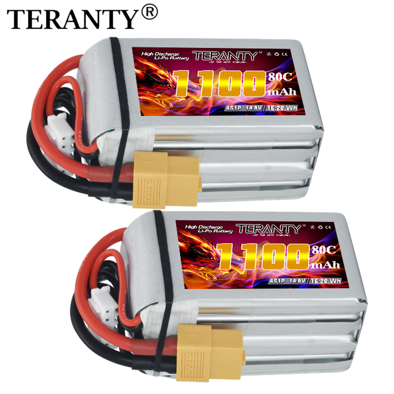 Drone Rc Race - Batería Lipo TERANTY 4S 1100mAh 80C/160C