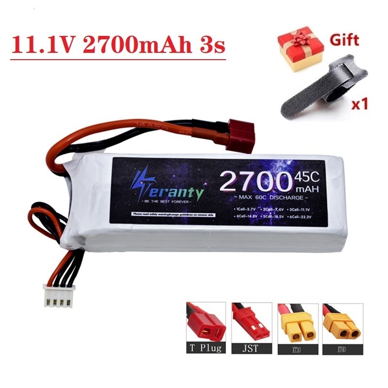Rc Boat - 11,1 V 2700mAh 3S 45C Lipo