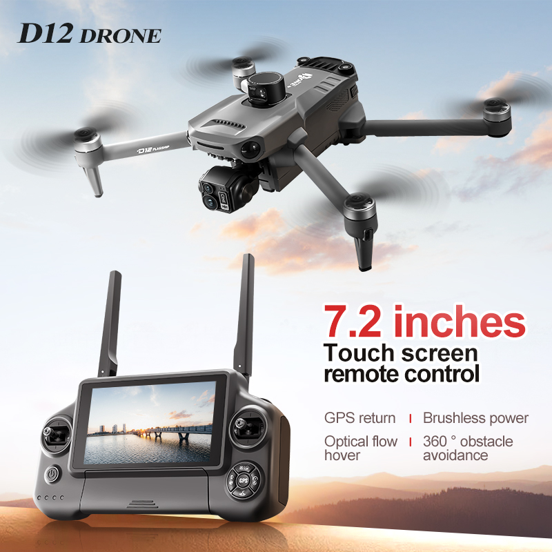 Dron Profesional D12 con GPS,  - Drone Aircraft Jjrc reseña y precio