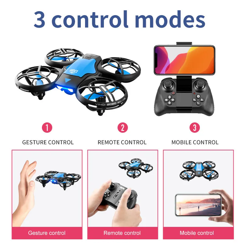 Nuevo Mini Dron V8 4K Profesio - Drone Rc App reseña y precio