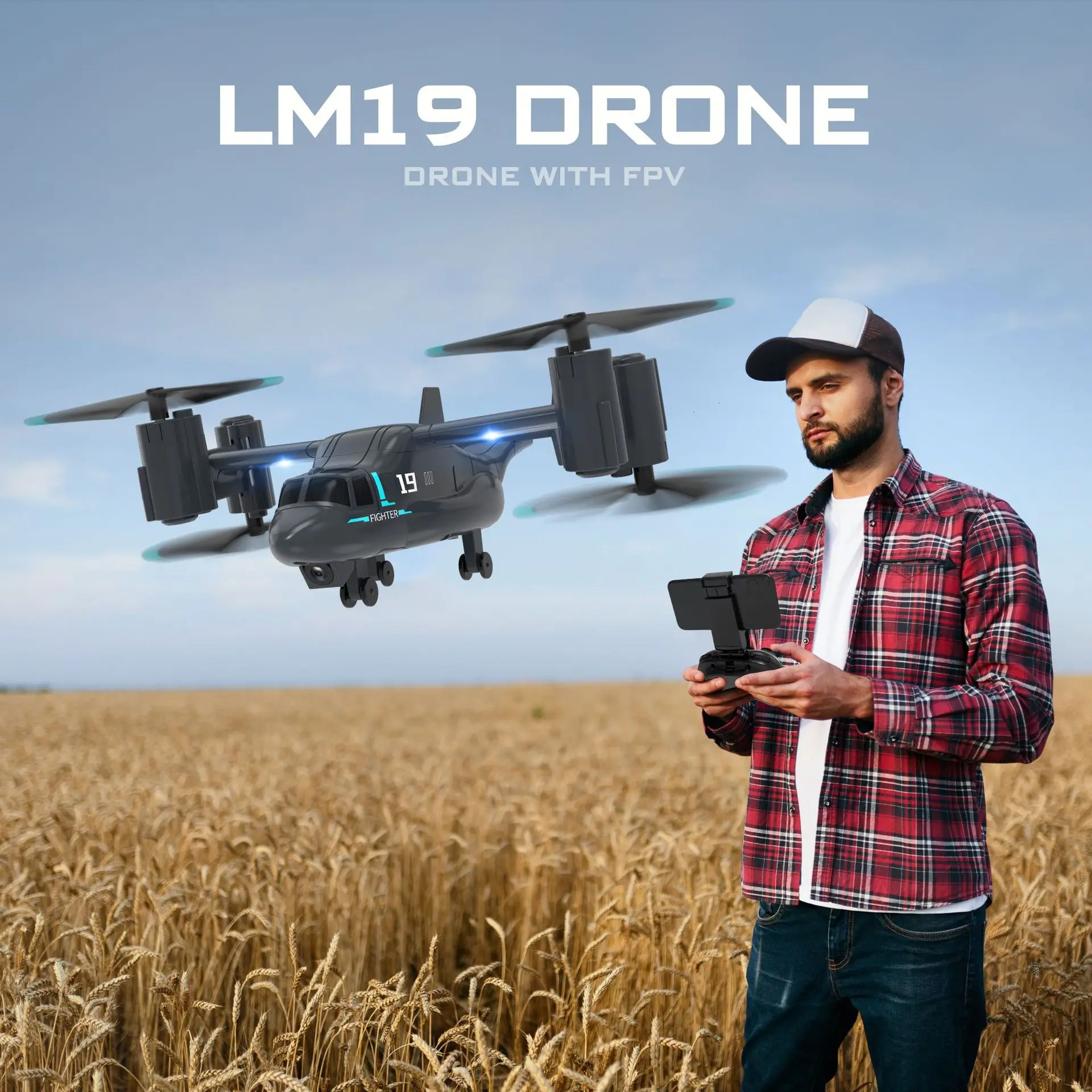 LM19 Helicóptero De Control Re - Drone Vera Rc reseña y precio