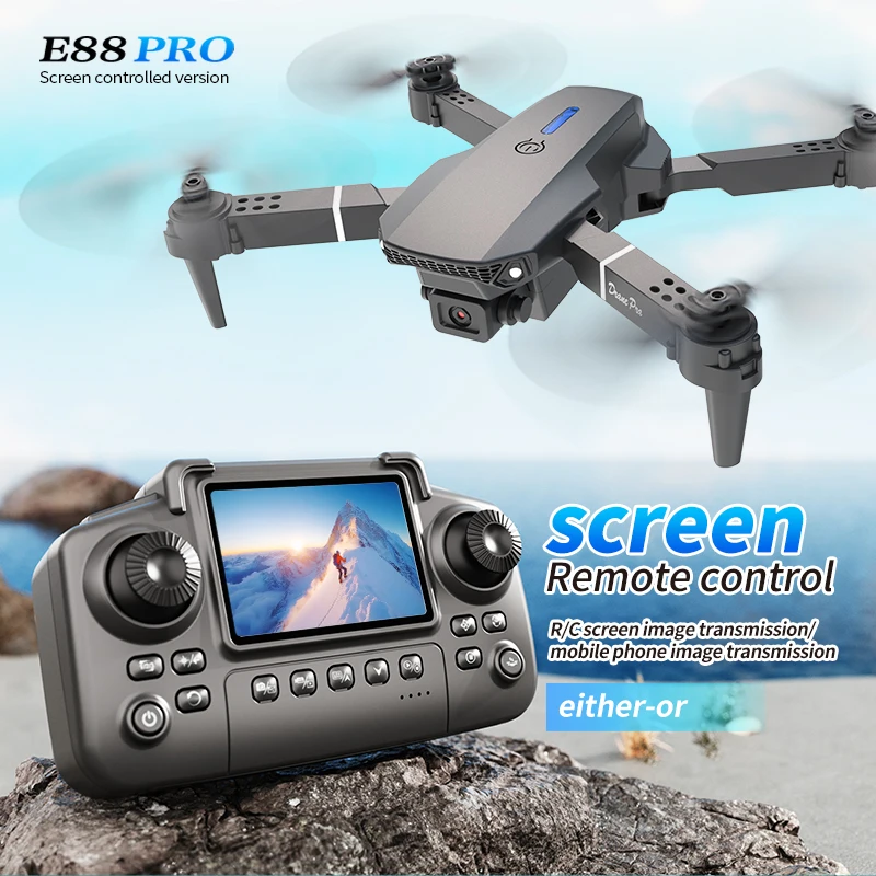 Dron Profesional E88 PRO con P - Rc Drone Uav reseña y precio