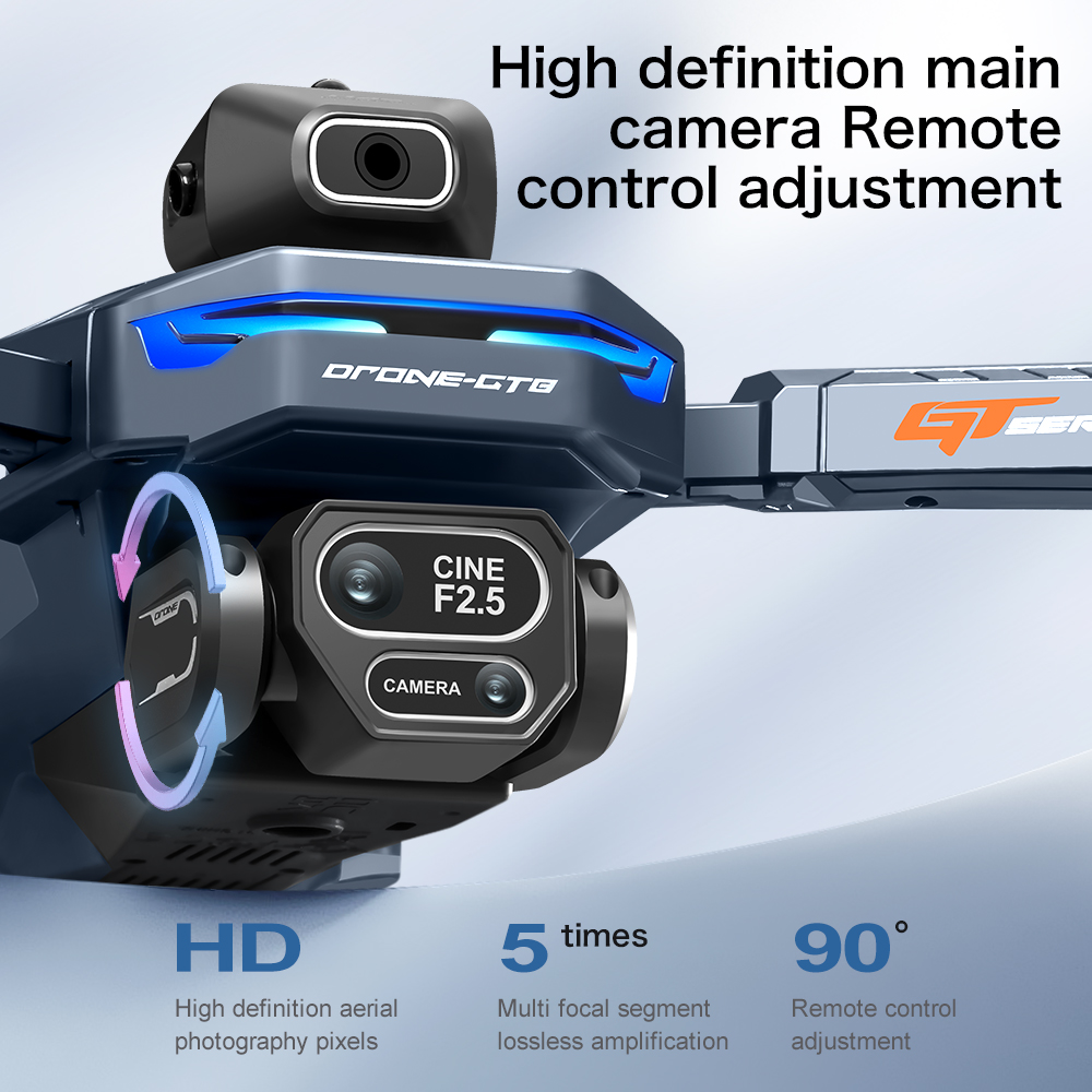 NUEVO Dron GT8 HD RC 4K Profes - Rc Drone Uav reseña y precio