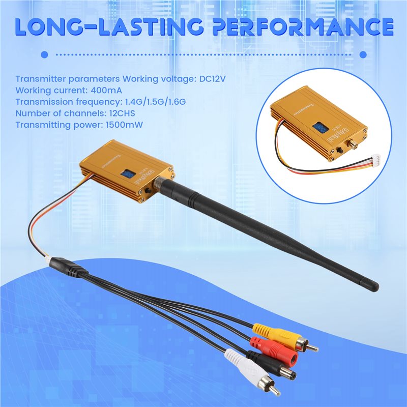 A48U 1.5G 1.5W FPV VTX 12CH 15 - Rc Transmitter Drone reseña y precio