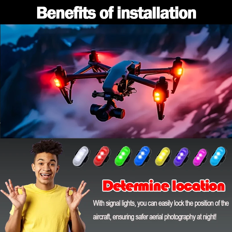 Luces estroboscópicas LED para - Drone Aircraft Jjrc reseña y precio