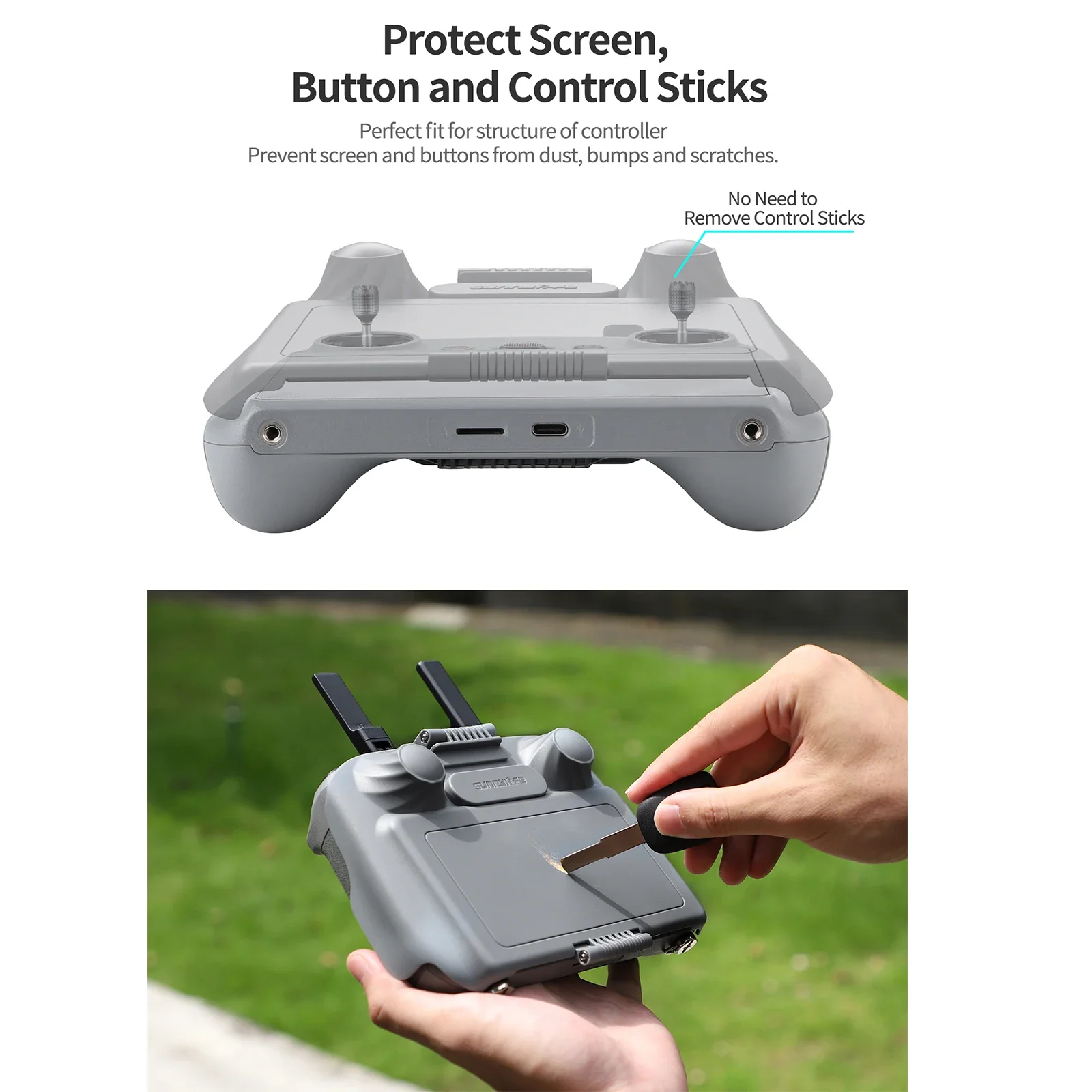 Cubierta protectora de pantall - Drone Dji Rc Mini 3 reseña y precio