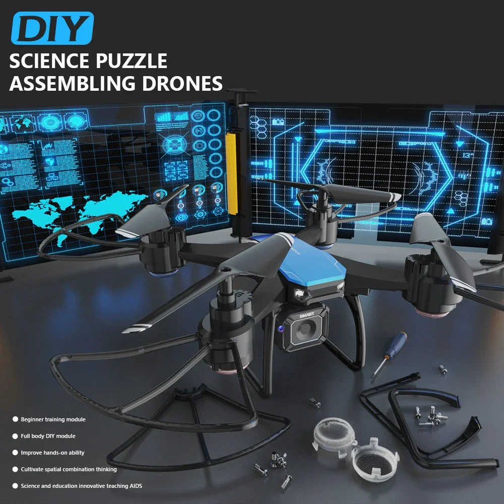 JJRC H108 DIY montaje de enseñ - Drone Aircraft Jjrc reseña y precio