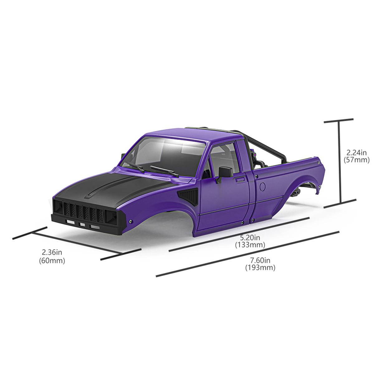 IR60-24 Carrocería Rígida para - Rc Car Body Shell reseña y precio